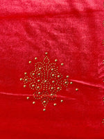 Exquisite Velvet stole with Swarovski work| Elegance for Winter – Famaza Couture