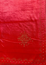 Exquisite Velvet stole with Swarovski work| Elegance for Winter – Famaza Couture