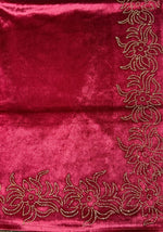 Exquisite Velvet stole with Swarovski work| Elegance for Winter – Famaza Couture