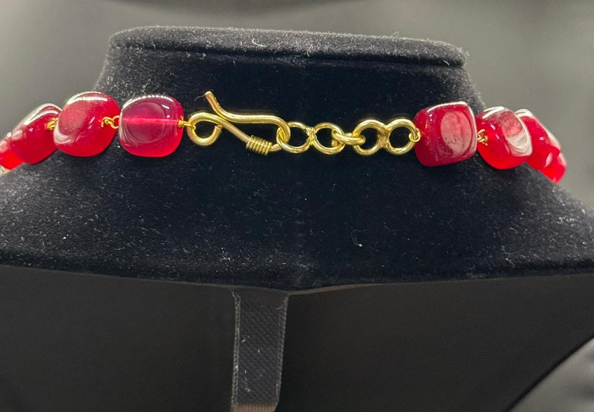 Bollywood Style Monalisa Stone & Crystal Beaded Mala Set | Regal Jewellery – Famaza Couture