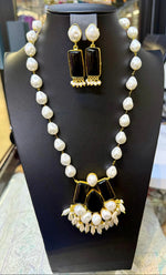 Mother of pearl & Mona lisa stone Mala Set | Regal Jewellery – Famaza Couture