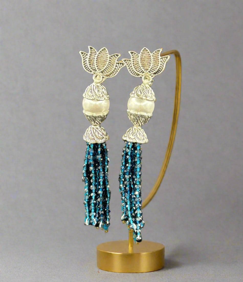 Real crystal beaded/MOP Mala Set | Regal Jewellery– Famaza Couture