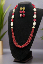 Bollywood Style Monalisa Stone & Crystal Beaded Mala Set | Regal Jewellery – Famaza Couture