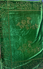 Exquisite Velvet stole with Swarovski work| Elegance for Winter – Famaza Couture