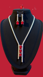 Asymmetric Drop Jewellery set |Famaza couture