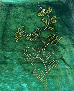 Exquisite Velvet stole with Swarovski work| Elegance for Winter – Famaza Couture