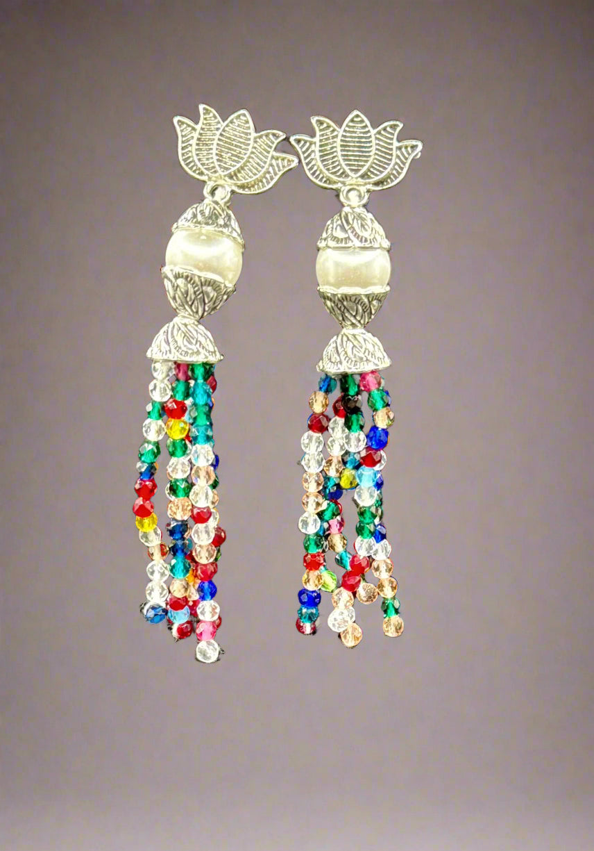 Real crystal beaded/MOP Mala Set | Regal Jewellery– Famaza Couture