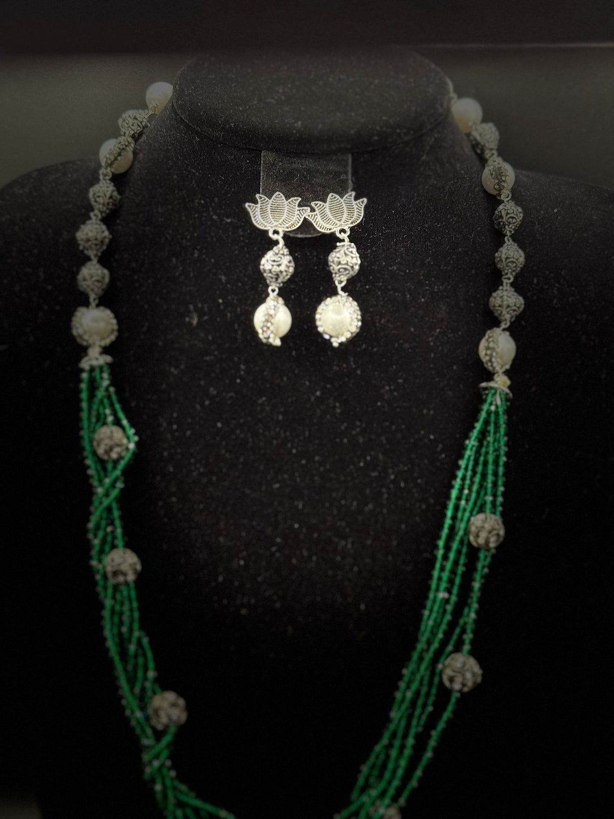 Fusion Twisted Layer Beaded Mala Set | Regal Jewellery – Famaza Couture