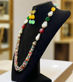 Bollywood Style Monalisa Stone & Crystal Beaded Mala Set | Regal Jewellery – Famaza Couture
