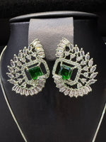 Artificial AD Pendants Set with earrings | Brooch Design – Famaza Couture