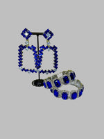 Blue Sapphire Drop Earrings