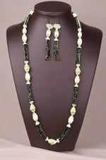 Real crystal beaded/MOP Mala Set | Regal Jewellery– Famaza Couture