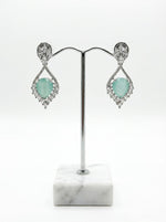 American Diamond Heart Stone Earrings |Heart-Shaped Earrings Earrings