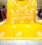 Azmat Chikankari Kaftan dress