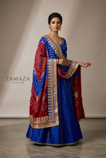 Rung-Ja Multicolour Bandhani Dupatta with Gota Patti