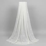 A white bakhiya embroidered cotton chaadar is displayed in the image.