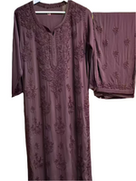 Lucknowi Hand Embroidered Kurti Top