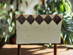 Clutch Bag - White Multicolored Diamond