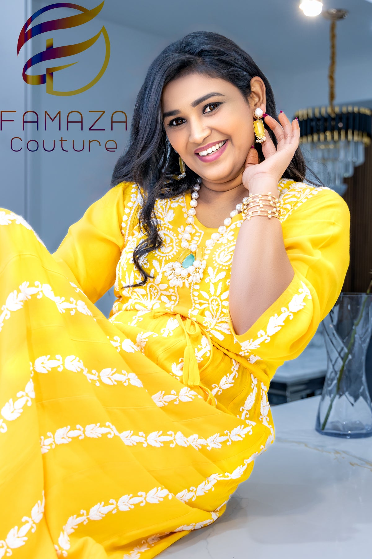 Mother of pearl & Mona lisa stone Mala Set | Regal Jewellery – Famaza Couture