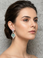 American Diamond Heart Stone Earrings |Heart-Shaped Earrings Earrings
