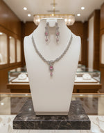 Luxury Handcrafted ADparty wear Jewellery Set – Necklace & Earrings | Famaza Couture