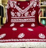 Azmat Chikankari Kaftan dress