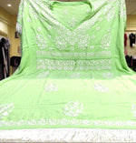 Azmat Chikankari Kaftan dress