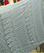 Full Jaal Chikankari Georgette Saree with Palla Keel Jaal Work – Elegant Ethnic Wear