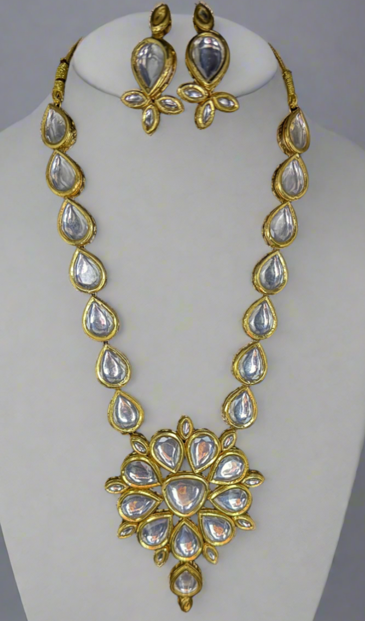 Kundan Mala setwith earrings | jewellery