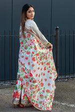 Anamta Silk Printed Dress - Shop Famaza Couture