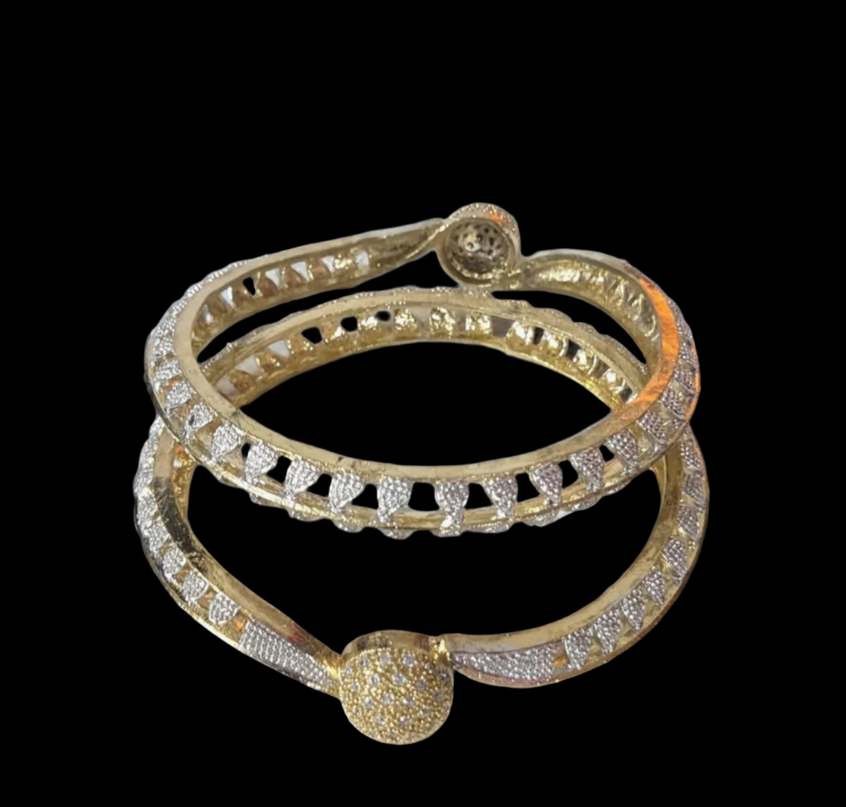 Bridal Golden Bangles – 24K Gold Plated