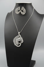 Artificial AD Pendants Set with earrings | Brooch Design – Famaza Couture