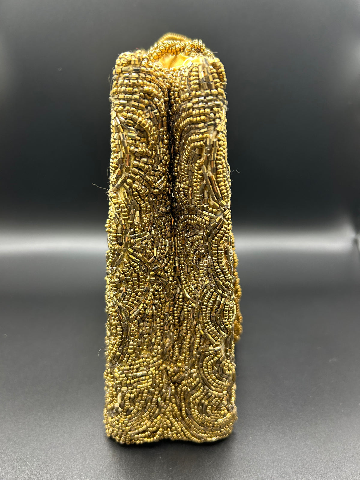 Gold Circular Handcrafted Tote Bag