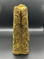 Gold Circular Handcrafted Tote Bag