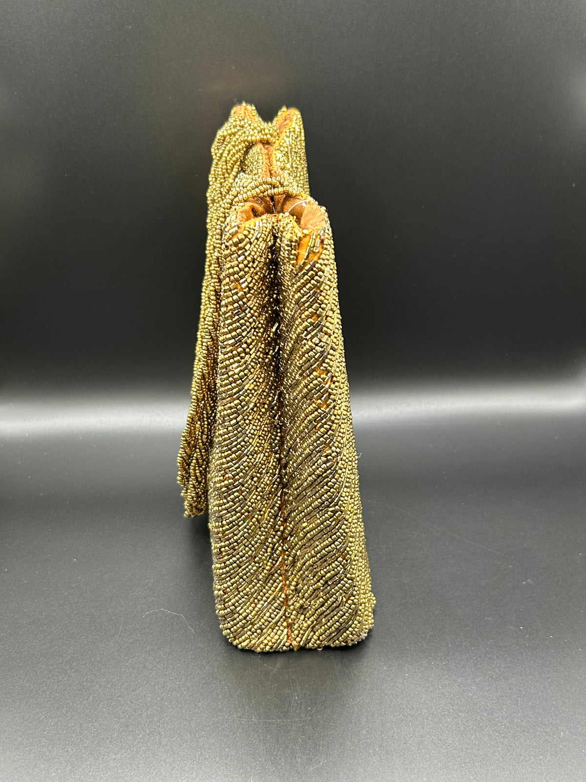 Gold Diagonal Handcrafted Tote Bag