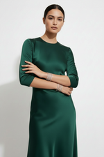 Model is wearing and displaying American diamond bangle's set of 4 bangles