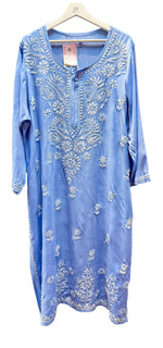 Plus size chikankari kurti