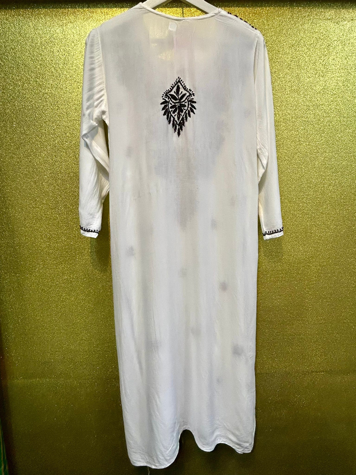 Chikankari Kurti/Shirt/Top - Colored Ghass Patti work