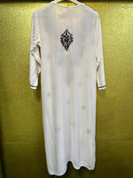 Chikankari Kurti/Shirt/Top - Colored Ghass Patti work