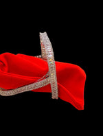 D Bangle Square Cut Cluster Setting – Famaza Couture