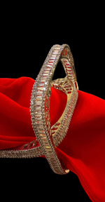 AD Bangle Square Cut Cluster Setting