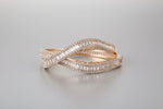 AD Bangle Square Cut Cluster Setting