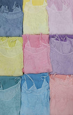 multi colours of spaghetti dress-famaza couture