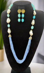 Bollywood Style Monalisa Stone & Crystal Beaded Mala Set | Regal Jewellery – Famaza Couture