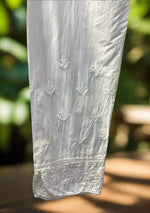 chikankari straight fit shalwar trouser pants