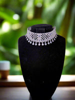 Close up of pear-shaped diamond drops