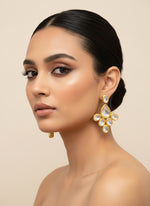 drop Kundan earrings by famaza couture