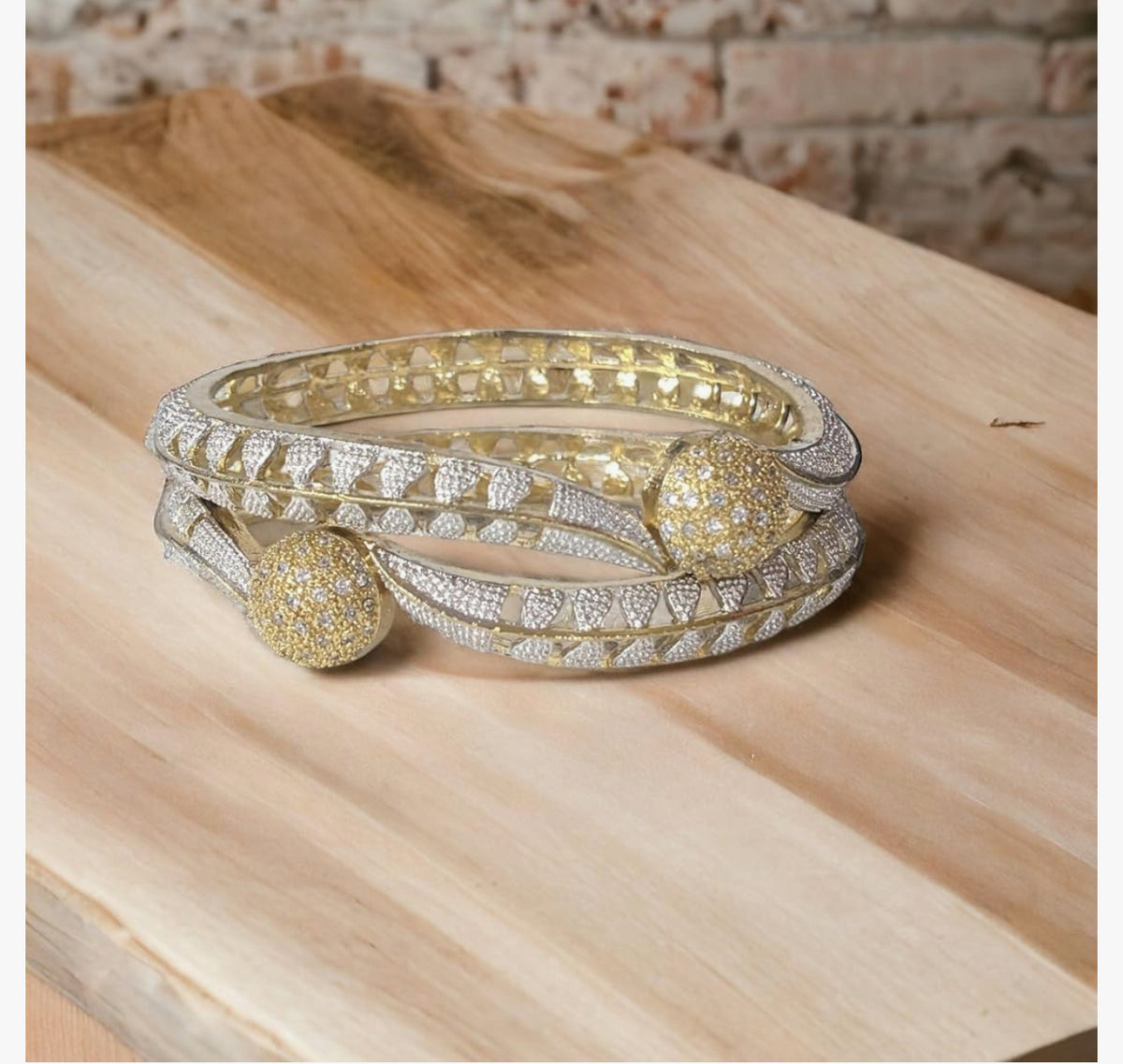 Golden Wedding Bangles – Luxury Bridal Set by Famaza Couture