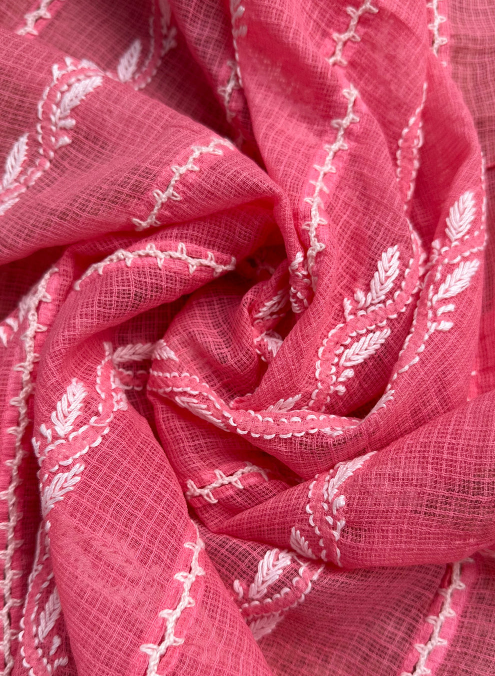 hot pink kota doriya duppata famaza couture