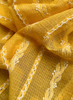 mustard duppata kota doriya close up